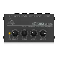 Behringer Mx400 Mini Mixer 4 Canales