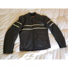 Campera Moto Cuero Bilt Protecciones