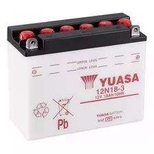 Bateria Para Motos Yuasa 12n18-3 12v18ah Envio Gratis