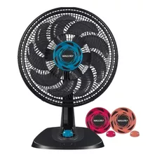 Ventilador De Mesa Mallory Ts40 Vibe Turbo Preto Com 15 Pás, 49 cm De Diâmetro 127 v