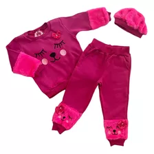 Conjunto Moletom Infantil Blogueira Menina Mini Diva Inverno