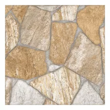 Ceramica Para Piso De 45x45 Tipo Piedra Beige Mate Antidesli