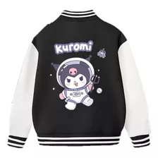 Chamarra De Béisbol Y Estampado Digital Kuromi Astronaut