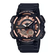 Relógio Casio Original Masculino Aeq-110w-1a3v Nota Fiscal