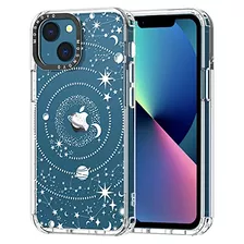 Funda Para iPhone 13 Mini 5.4 Pulgada Milky Way Galaxy Pr-02