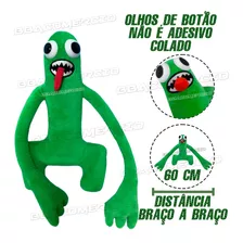 Kit 10x Pelúcia Rainbow Friends Roblox Boneco Verde Green