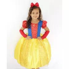 Fantasia Vestido Sofia Princesa Luxo Infantil Coroa Luvas 