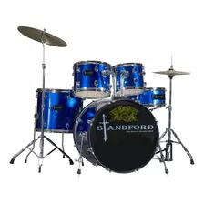 Bateria Acustica Standford Completa Con Platillos Y Asiento