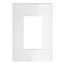 Placa 4x2 3 Módulos Branco Lunare Schneider Espelho