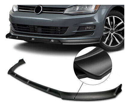 [3pcs] For 14-17 Vw Golf Matte Black Front Bumper Splitt Zzf Foto 5