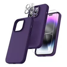 Funda Para iPhone 14 Pro Max - Violeta De Silicona