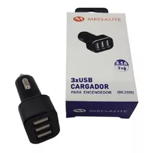 Cargador Para Auto 12/24v. 3 Usb 2,1a. Oferta!!