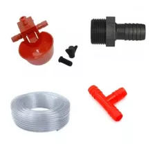 Kit Bebedouro Automático Para Aves 5 Unidades