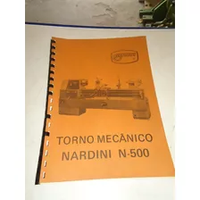 Manual Torno Nardini N 500