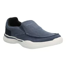 Slip On Hush Puppies Hombre Alfie Ii Azul