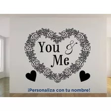 Amor Me And You Vinil Decorativo Casa Negocio