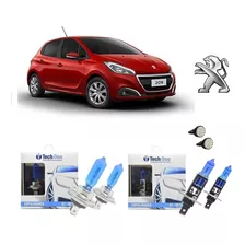 Kit 6 Lampadas Super Brancas Farol H7 H1+ Diurna Peugeot 208