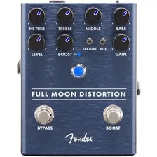 Pedal Efecto P/guitarra Eléctrica Fender Full Moon Distortion Color Azul Marino