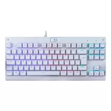 Teclado Mecânico Gamer Redragon Dark Avenger Branco Rgb