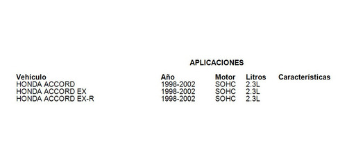 Inyector Para Sistema Multiport (mpi) Accord Lx 2000 2.3 Foto 5