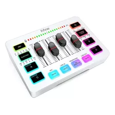 Mixer Fifine Ampligame Sc3 Rgb Streaming Xlr - White