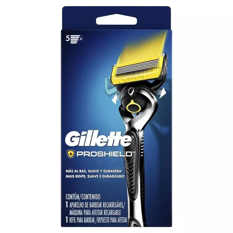 Barbeador Gillette Fusion Proshield Descartável