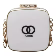 Mini Bolsa Clutch Quadrada Paris Fecho Magnético Transversal