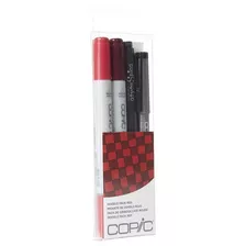 Copic Doodle - Kit Marcadores Rojos