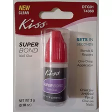 Pegamento Uñas Super Bond Transparente, 0.10 Oz