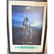 Poster Star Wars Attack Of The Clones Japones 2002 Original