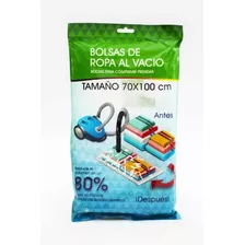 Pack X 4 Bolsas Herméticas Vacio 70 X 100 Cm Ropa Guardado 