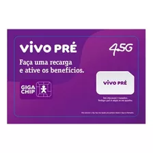 Chip Vivo Pré Pago - Chip Internet Ilimitada Vivo Regular