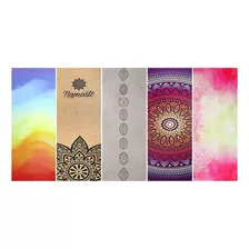 Tapete Yoga Pilates Colchonete Yogakap 60x166 Namaste Cor Arco Iris Yogakap