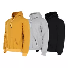 Paquete De 3 Sudaderas Stretch Hoodie Felpa Con Gorro Sport