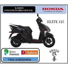 Honda Elite 125 Okm 2021 Entrega Inmediata Kaizen La Plata