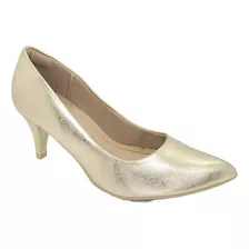 Zapato Stilleto Piccadilly Gold Pi-74503500000772