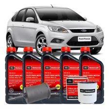 Kit Troca De Óleo Ford Motorcraft 5w30 + Filtros Ford - Focus Duratec 2.0 Hatch Ou Sedan 2009 Em Diante