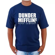 Camisa Camiseta Masculina Dunder Mifflin Paper Company Cores