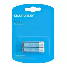 Pilhas Recarregáveis Aaa Multilaser Com Cb051 - Unidades 2