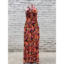 Inc Maxi Vestido Verano Pasley 70 Colores M Mediano Halter