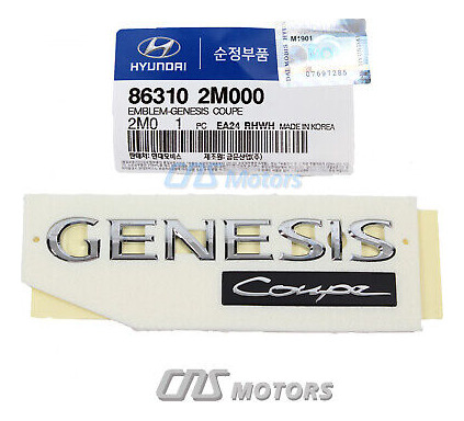 Genuine Trunk Lid Emblem For 10-16 Hyundai Genesis Coupe Ddf Foto 3