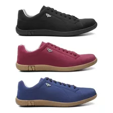 Sapatenis Masculino Tenis Casual Dia-a-dia 3 Pares Envio Já