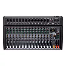 Onaxpro Sr16 Consola Analógica Mixer 16 Canales Usb Bt Fx