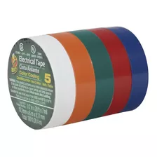 Cinta Pato Duck Tape Pack X5 Colores Varios Febo