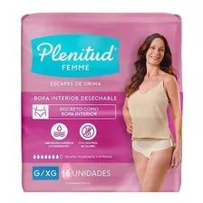 Plenitud Femme G/xg X 16 Unidades