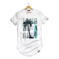 Camiseta Longline Masculina Longboard Surf Wear