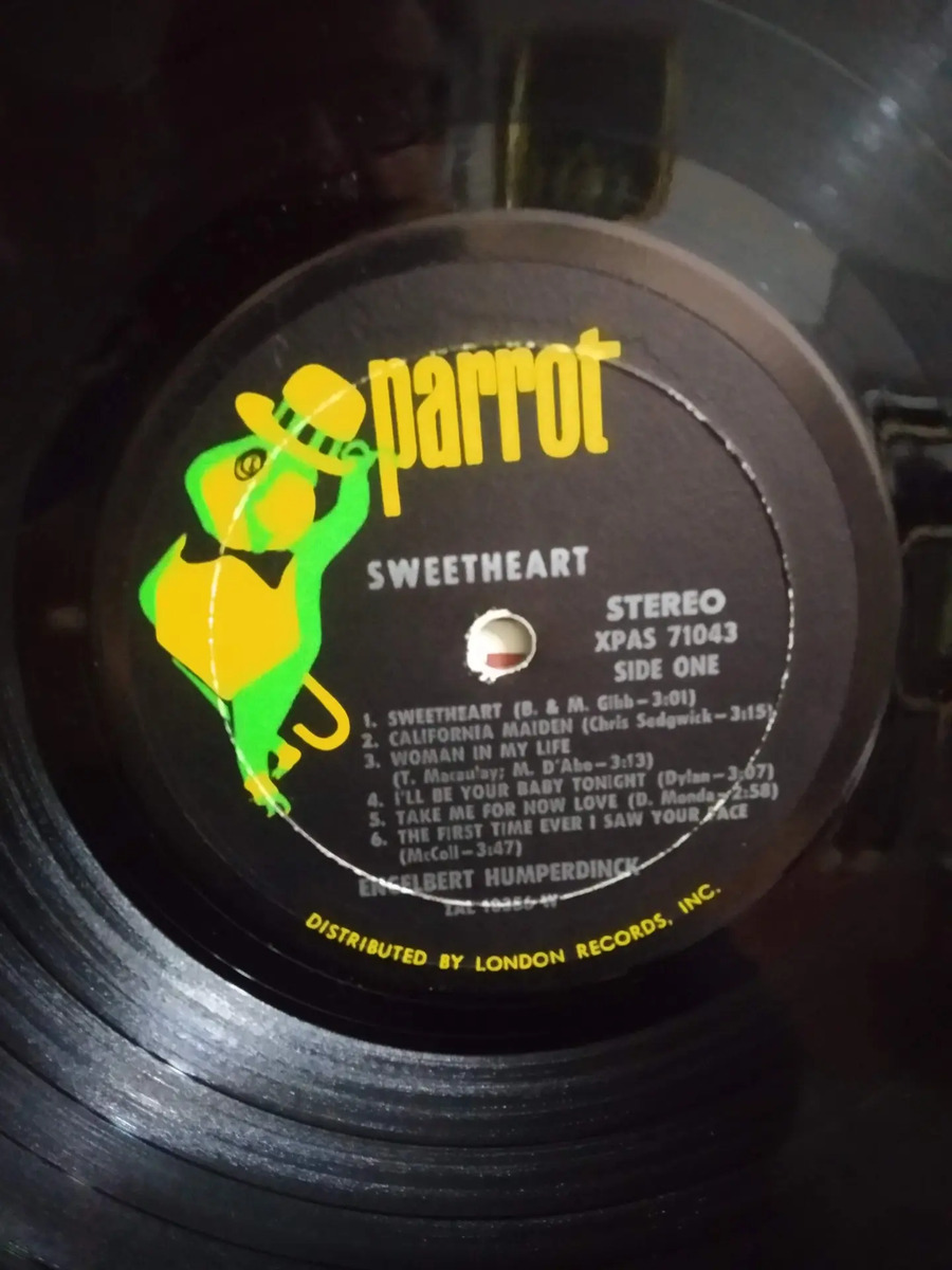 Engelbert Humperdinck - Sweetheart - vinilo 1971