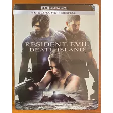 4k Bluray Steelbook Resident Evil A Ilha Da Morte - Lacrado