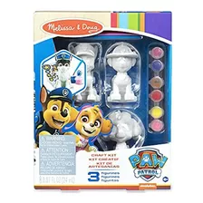 Melissa & Doug Kit De Manualidades Paw Patrol - 3 Figuras De