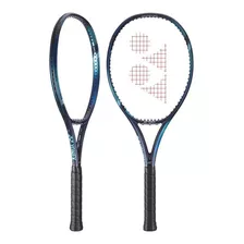 Raquete De Tênis Yonex Ezone 100 Armação De Dureza 71 Encordoamento 16 X 19 Grip 4 3/8 - Azul